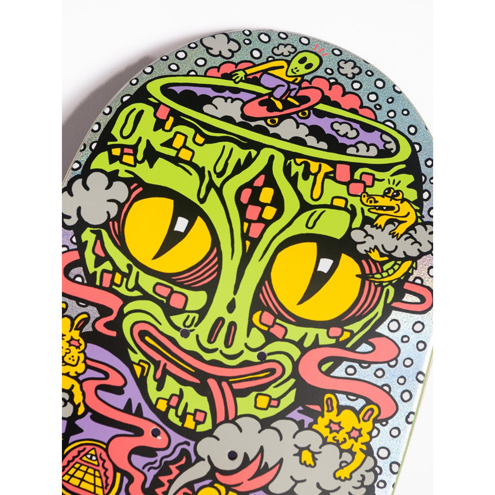 8.5in x 31.6in KNIBBS REPTILIAN PRO SKATEBOARD DECK