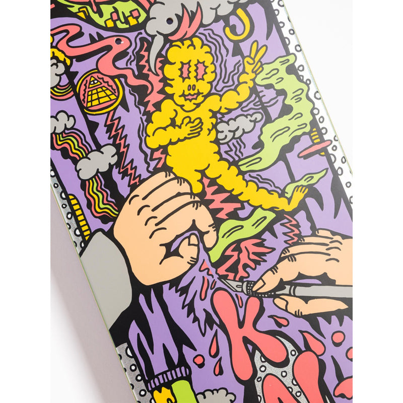 8.5in x 31.6in KNIBBS REPTILIAN PRO SKATEBOARD DECK