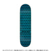 8.25in x 31.8in WIRED FLAME DOT BIRCH SKATEBOARD DECK