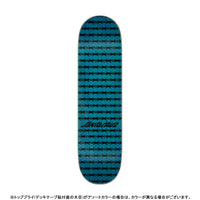 8.25in x 31.8in WIRED FLAME DOT BIRCH SKATEBOARD DECK