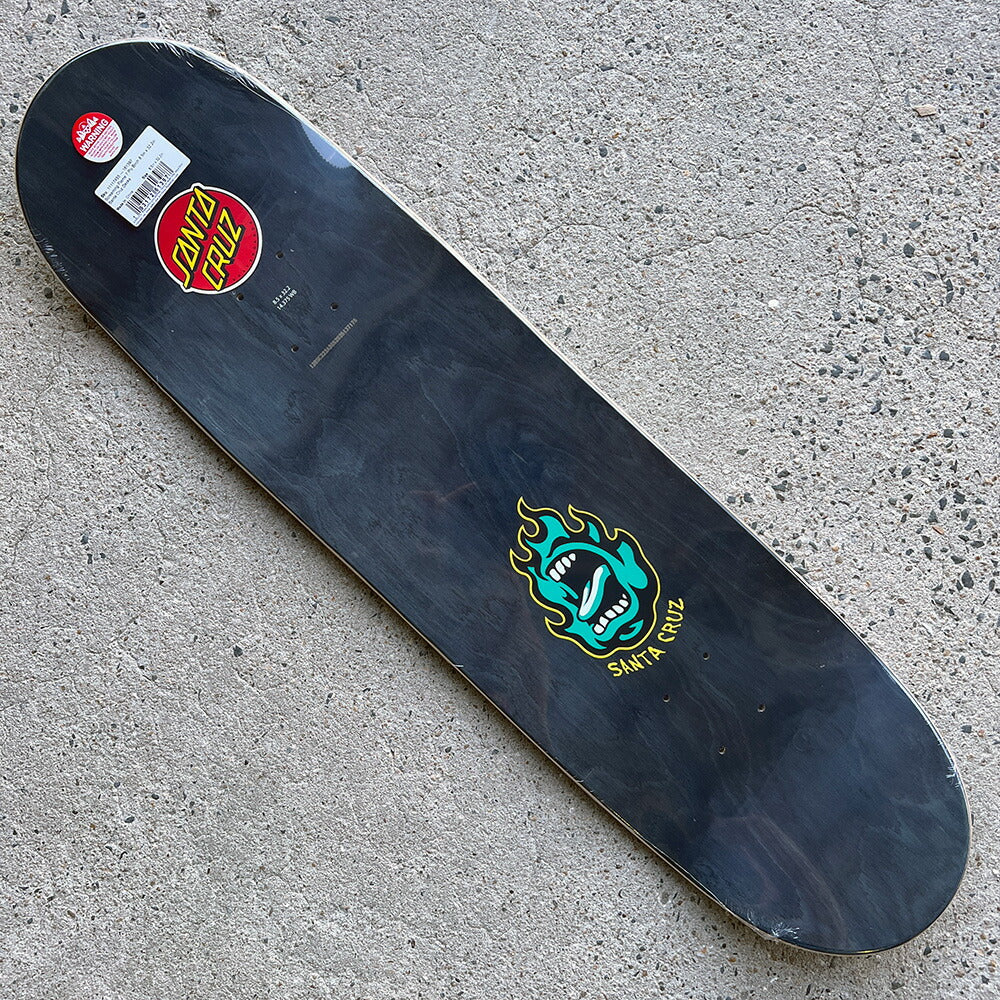 8.5in x 32.2in SCREAMING FLAME BIRCH SKATEBOARD DECK