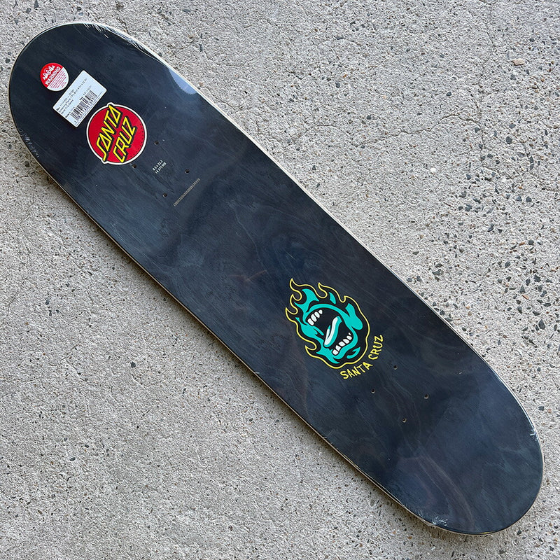 8.5in x 32.2in SCREAMING FLAME BIRCH SKATEBOARD DECK