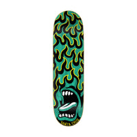 8.5in x 32.2in SCREAMING FLAME BIRCH SKATEBOARD DECK