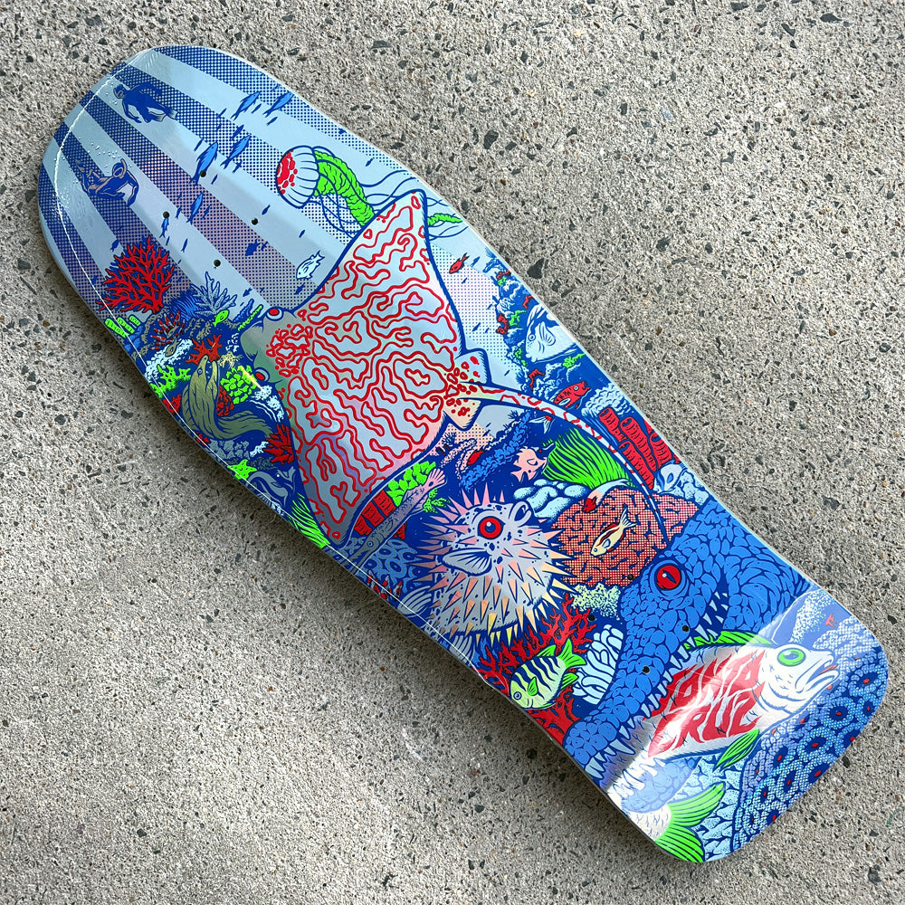 10.34in x 30.54in WINKOWSKI AQUATIC PRO SKATEBOARD DECK