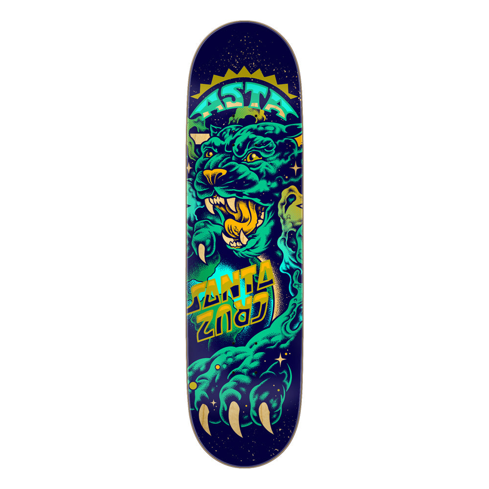 8.2in x 31.6in ASTA SPACE CAT TWIN SKATEBOARD DECK