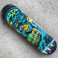 8.2in x 31.6in ASTA SPACE CAT TWIN SKATEBOARD DECK