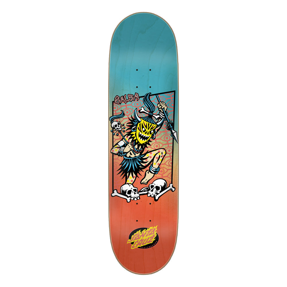 8.5in x 32.2in SALBA VOODOO FRAME PRO SKATEBOARD DECK