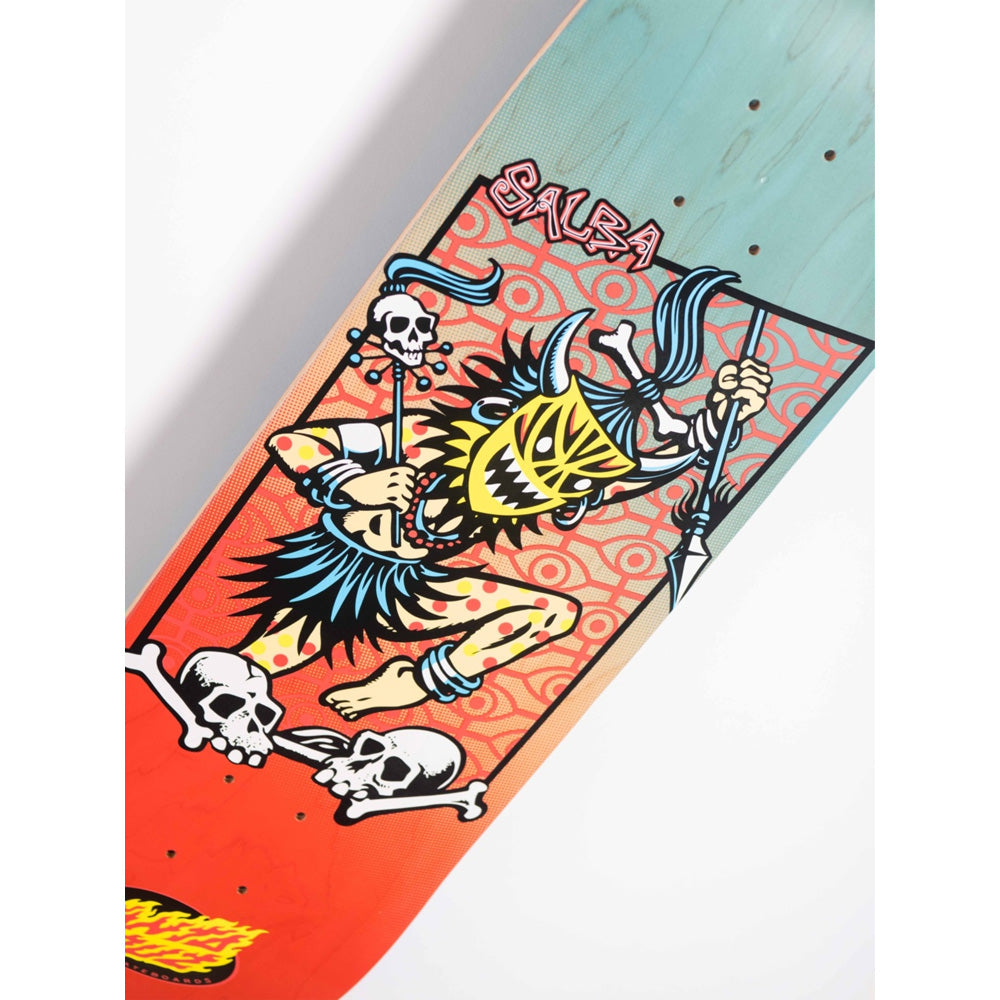 8.5in x 32.2in SALBA VOODOO FRAME PRO SKATEBOARD DECK