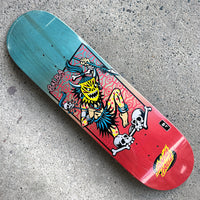 8.5in x 32.2in SALBA VOODOO FRAME PRO SKATEBOARD DECK