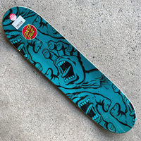 8.25in x 31.83in CROWDED HAND SKATEBOARD DECK