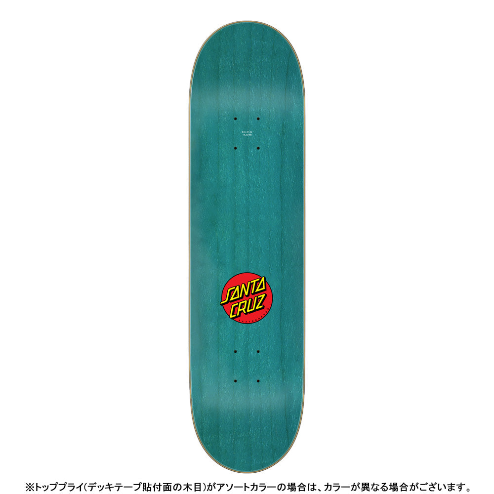 8.0in x 31.62in DOT GUY TEAM SKATEBOARD DECK