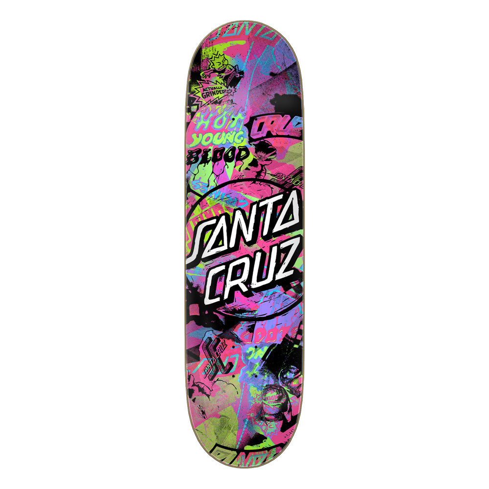 8.5in x 32.2in CUT COLLAGE SKATEBOARD DECK