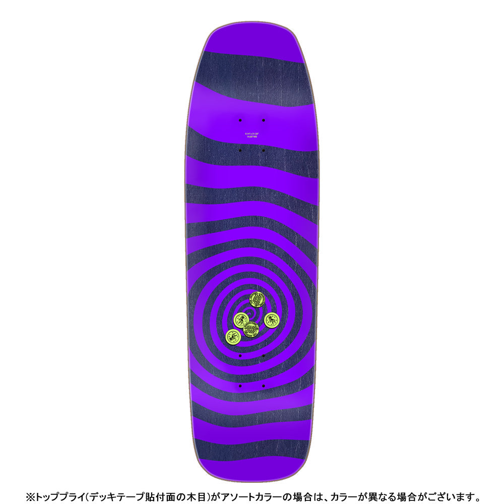 9.14in x 31.5in DELFINO PINBALL VISION PRO SKATEBOARD DECK