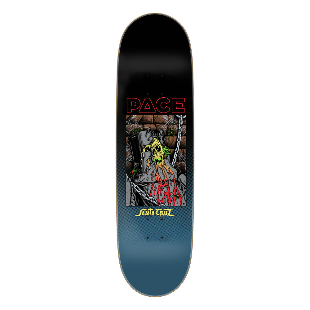 8.7in x 31.825in PACE DUNGEON SKATEBOARD DECK