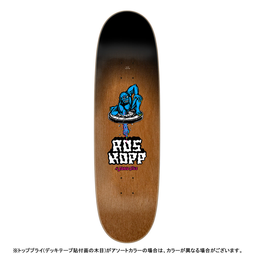 9.0in x 32.0in ROSKOPP SCREAMING ARM SKATEBOARD DECK