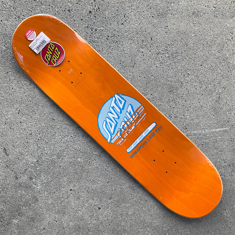 8.25in x 31.8in SELF DESTRUCT TEAM SKATEBOARD DECK