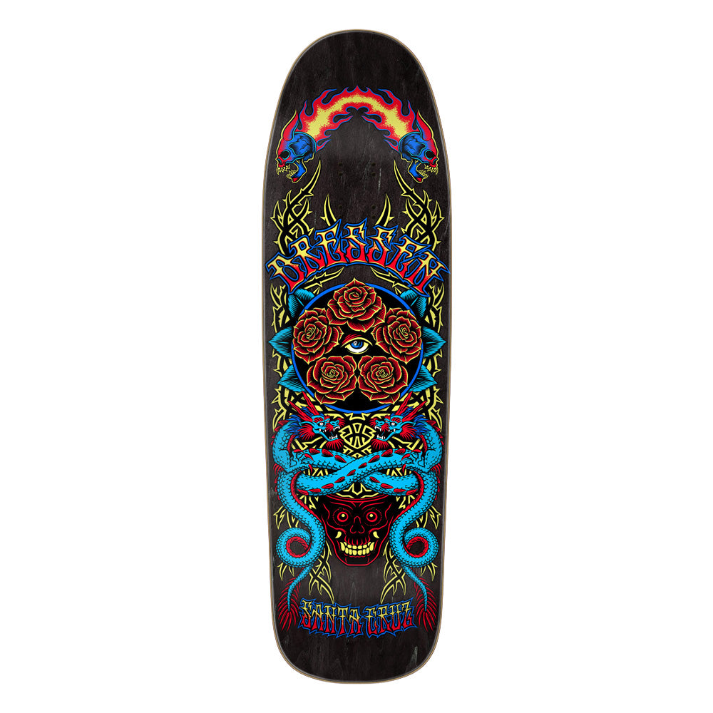 9.3in x 32.36in DRESSEN ROSE CREW FIVE PRO SKATEBOARD DECK