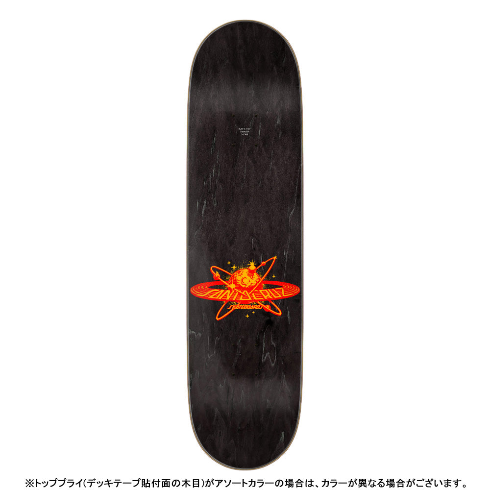 8.2in x 31.6in ASTA COSMIC CAT TWIN SKATEBOARD DECK