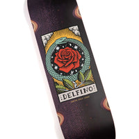 8.25in x 31.6in DELFINO OUROBOROS PRO SKATEBOARD DECK