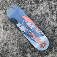 8.25in x 31.0in FEELBASE MEEK SCRATCHED SLASHER PRO SKATEBOARD DECK