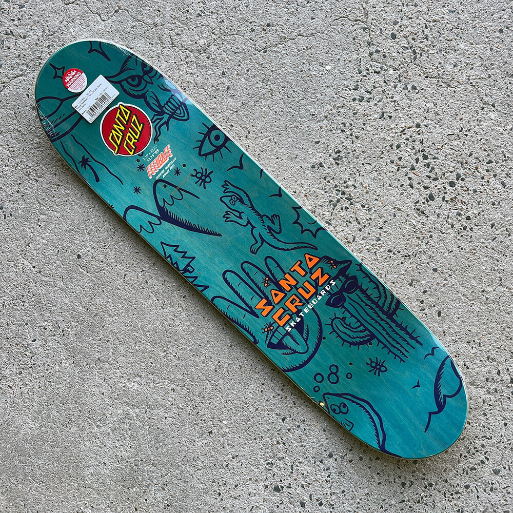 7.75in x 30.25in FEELBASE TRIPPER SKATEBOARD DECK