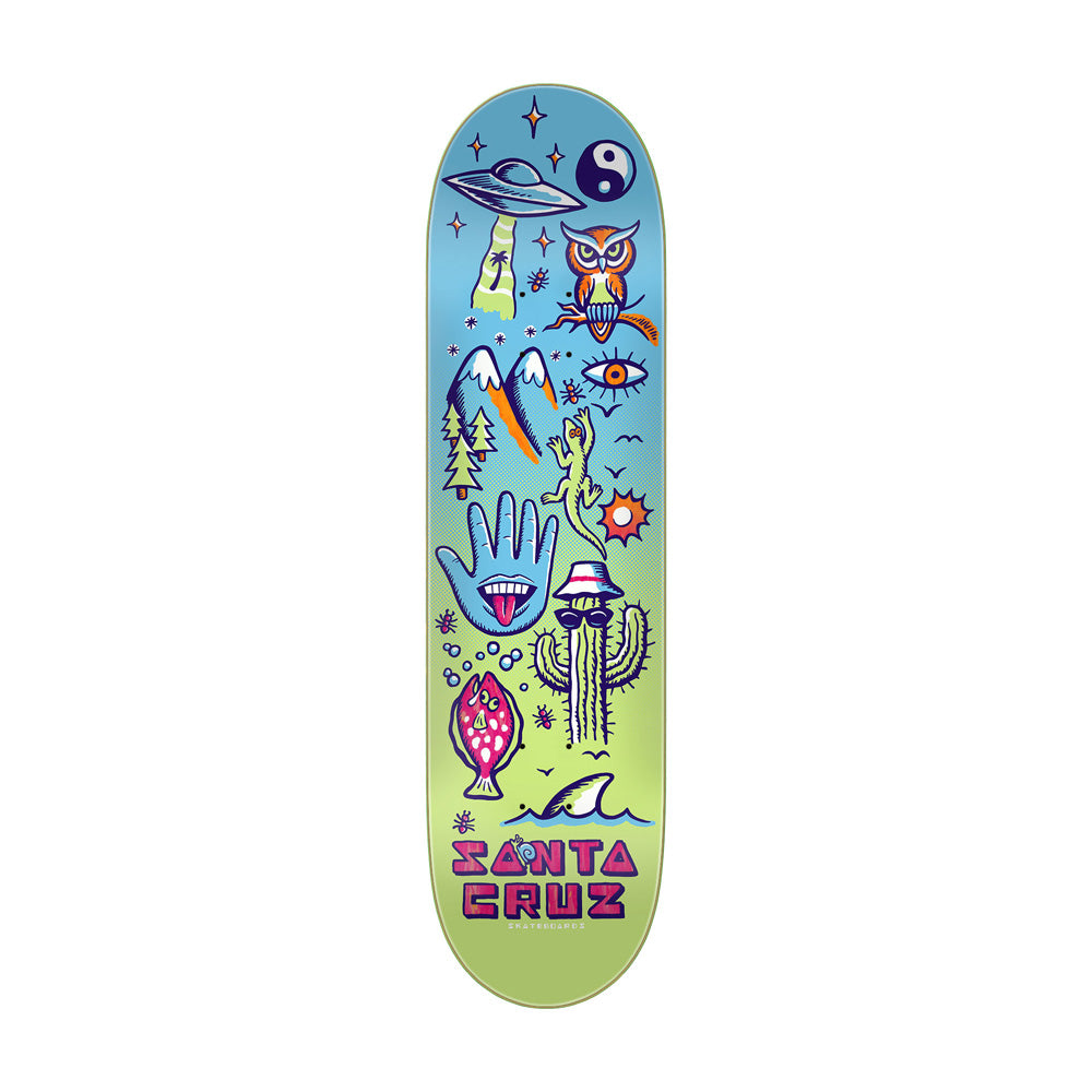7.75in x 30.25in FEELBASE TRIPPER SKATEBOARD DECK