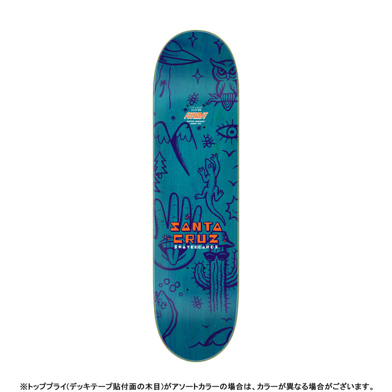 7.75in x 30.25in FEELBASE TRIPPER SKATEBOARD DECK
