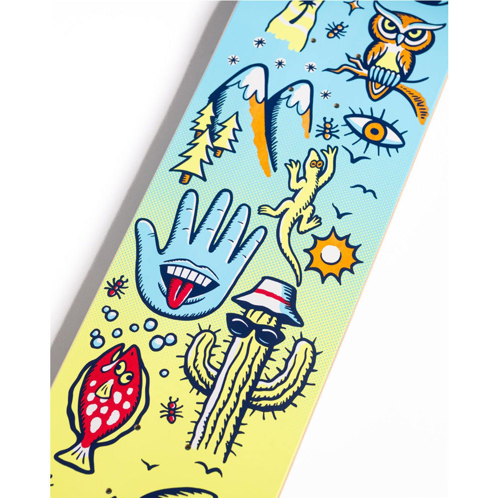 7.75in x 30.25in FEELBASE TRIPPER SKATEBOARD DECK