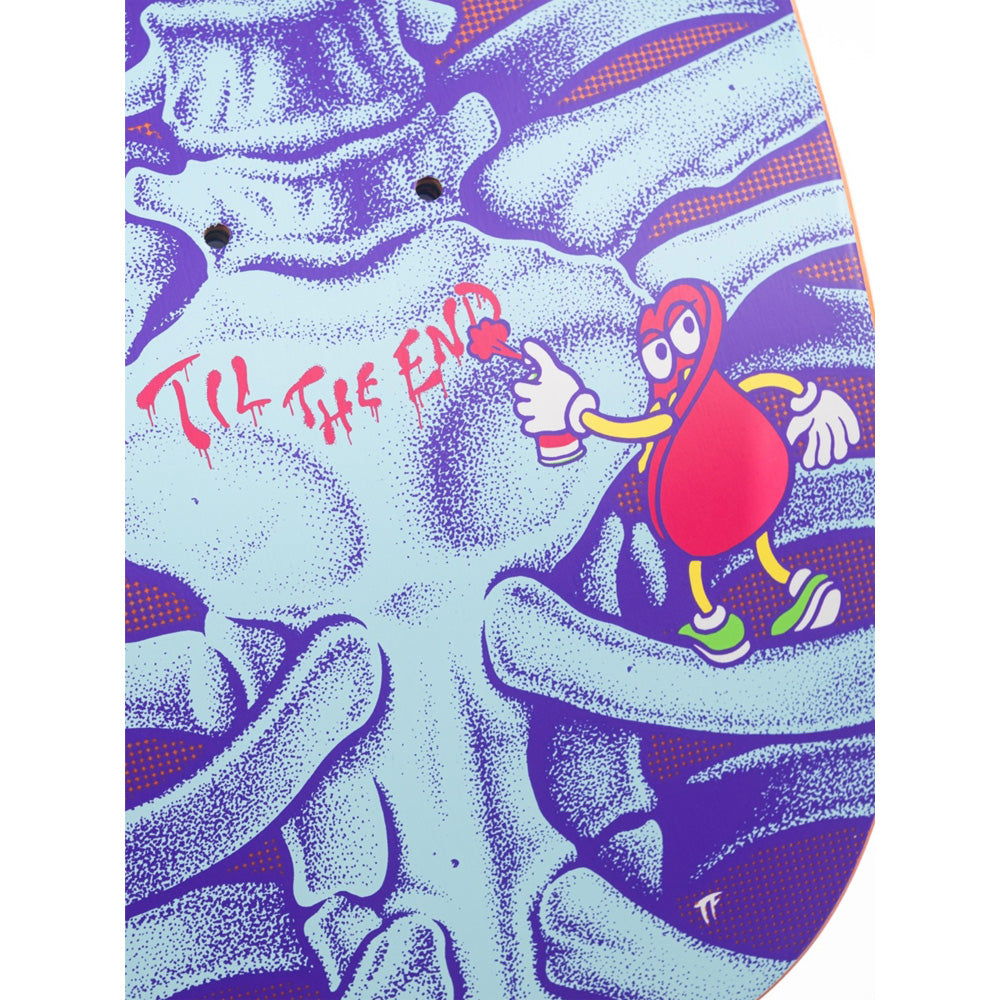 8.5in x 31.1in FEELBASE DOT DUDES SKATEBOARD DECK