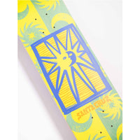 7.75in x 30.25in FEELBASE SUN STAMP SKATEBOARD DECK