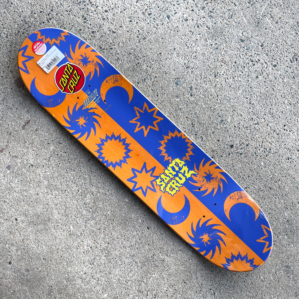 7.75in x 30.25in FEELBASE SUN STAMP SKATEBOARD DECK