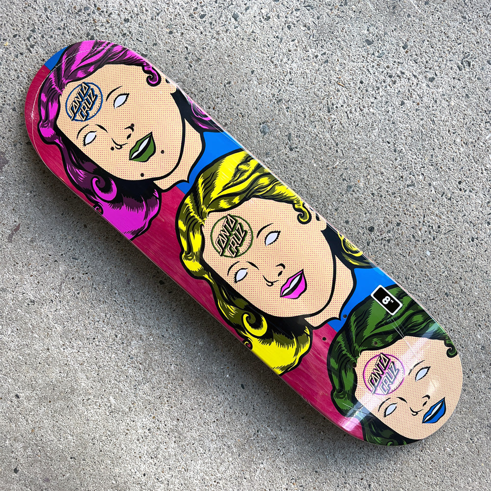 8.0in x 30.5in FEELBASE POSESSED HEAD SKATEBOARD DECK