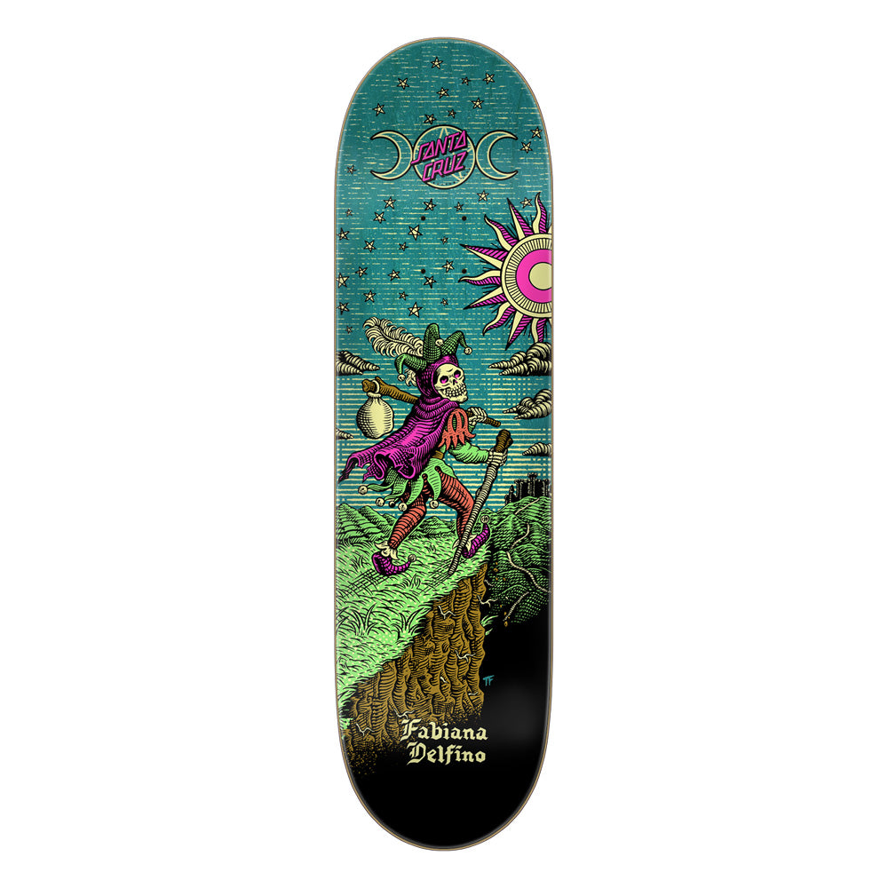 8.25in x 31.0in FEELBASE DELFINO TAROT REMIX PRO SKATEBOARD DECK