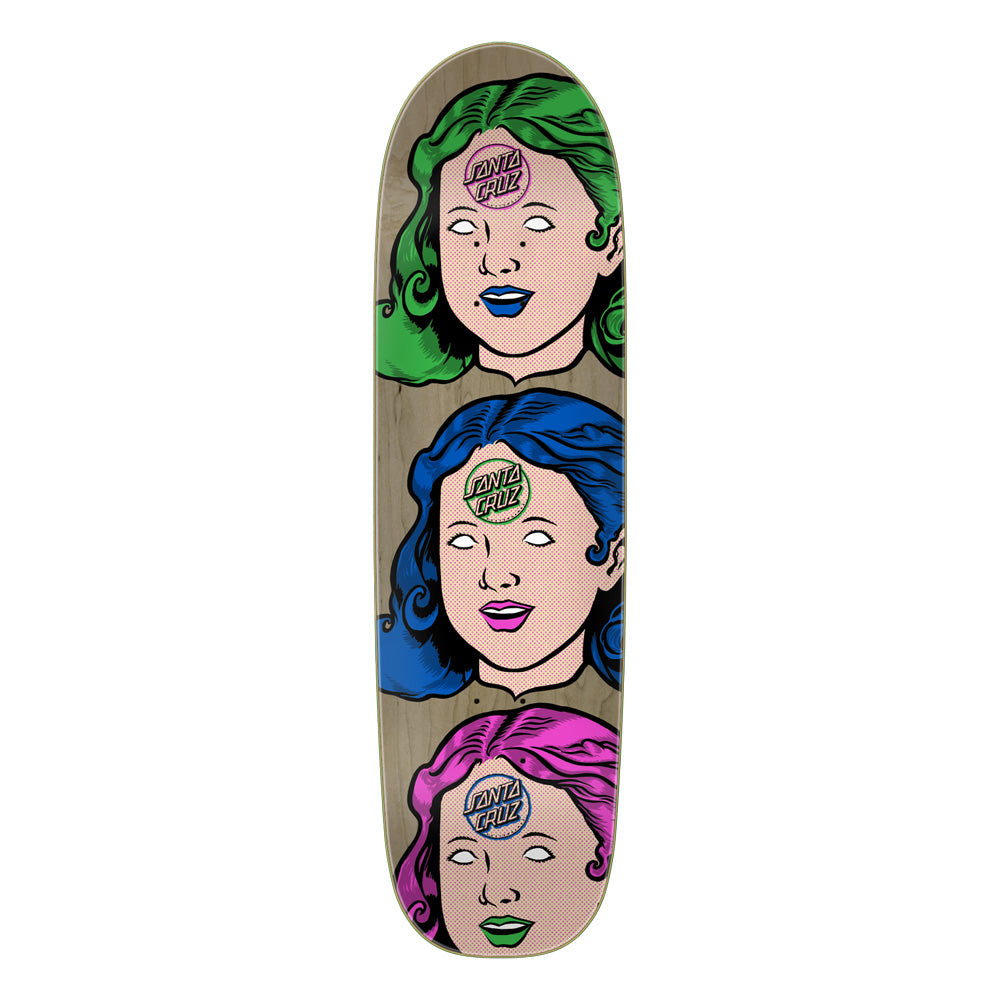 8.5in x 31.1in FEELBASE POSESSED HEAD SKATEBOARD DECK