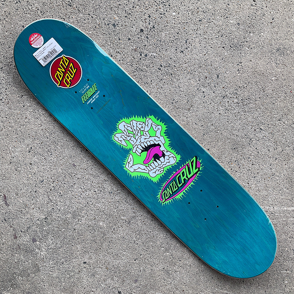 7.75in x 30.25in FEELBASE SCRIBBLE HEAD SKATEBOARD DECK