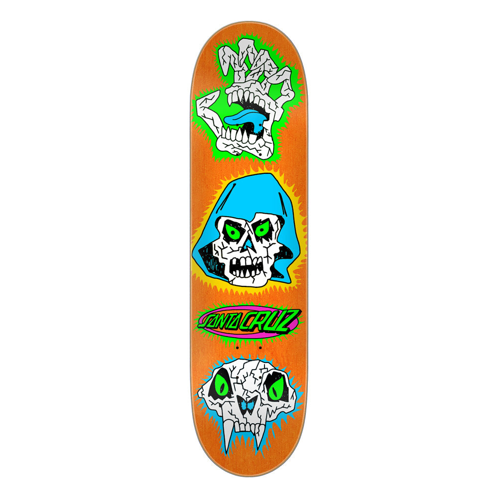 7.75in x 30.25in FEELBASE SCRIBBLE HEAD SKATEBOARD DECK