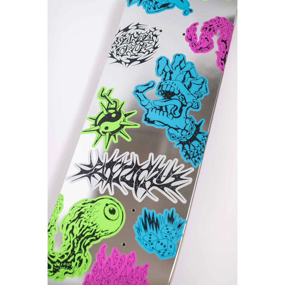 8.0in x 30.5in FEELBASE SCRIBBLE FLASH SKATEBOARD DECK