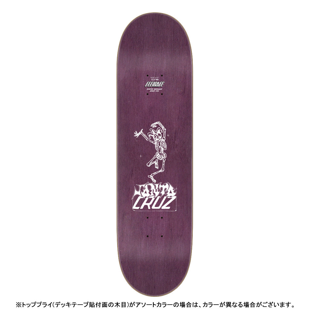8.25in x 31.0in FEELBASE DELFINO PUPPET MASTER PRO SKATEBOARD DECK