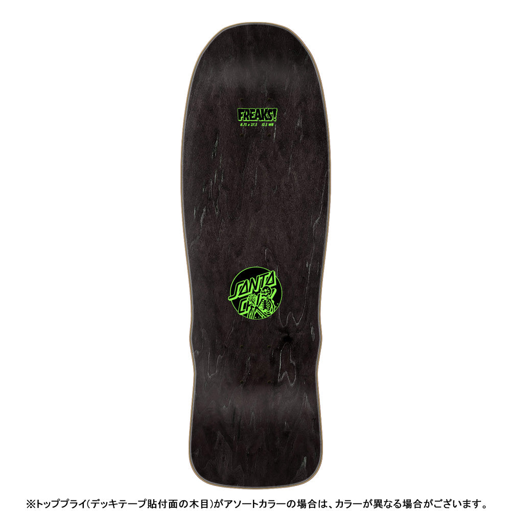 8.75in x 27.5in FREAKS WINKOWSKI DOPE PLANET MICRO SKATEBOARD DECK