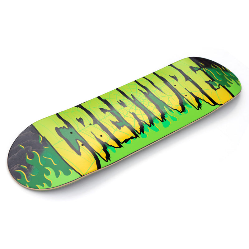 7.25in x 27.0in FIRE WEB TEAM SKATEBOARD DECK