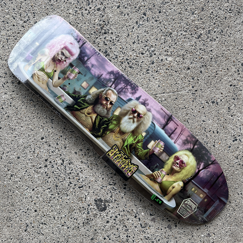 9.35in x 31.7in KIMBEL MANOR VX PRO SKATEBOARD DECK