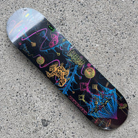 8.25in x 32.04in LOCKWOOD XPLORATION VX PRO SKATEBOARD DECK