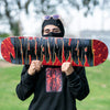 8.375in x 32.0in JHANKA LOGO VX PRO SKATEBOARD DECK