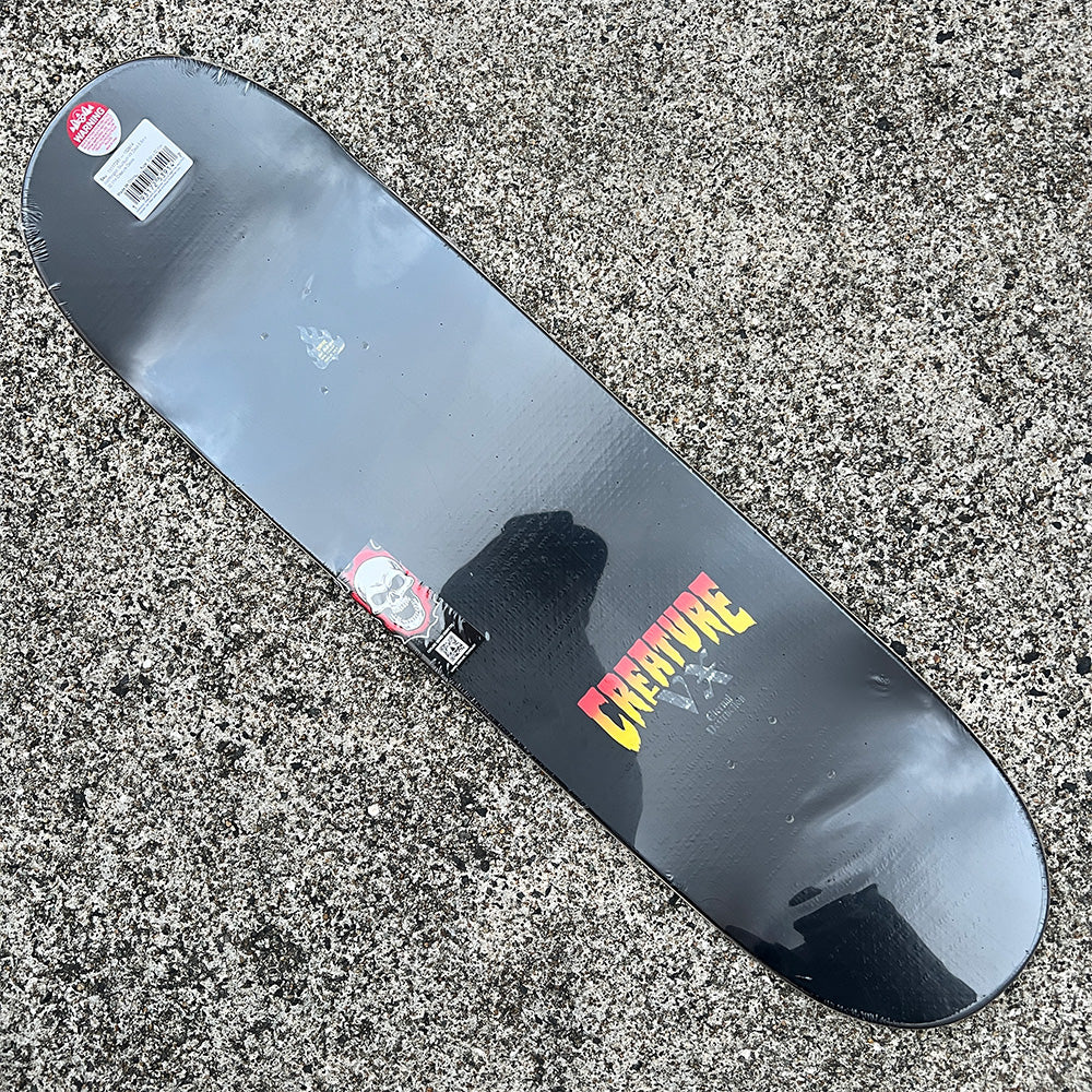 8.6in x 32.11in WORTHINGTON SKULLBURN VX PRO SKATEBOARD DECK