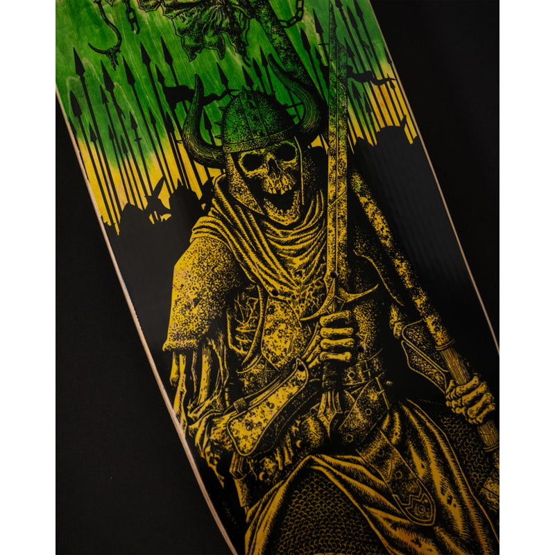 9.25in x 31.95in TEAM MESSENGER VX TEAM SKATEBOARD DECK