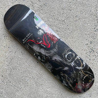 8.6in x 32.11in RAFFIN MORTEM VX PRO SKATEBOARD DECK