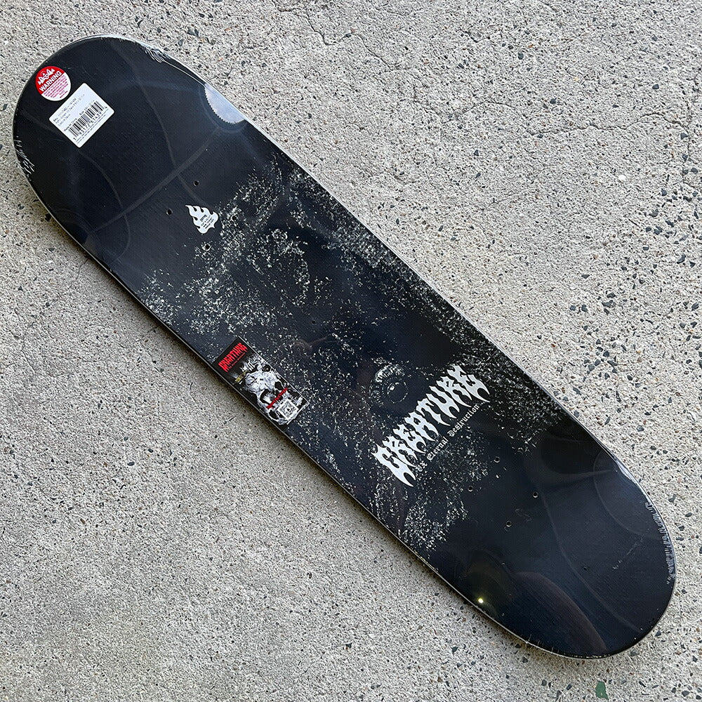 8.6in x 32.11in RAFFIN MORTEM VX PRO SKATEBOARD DECK