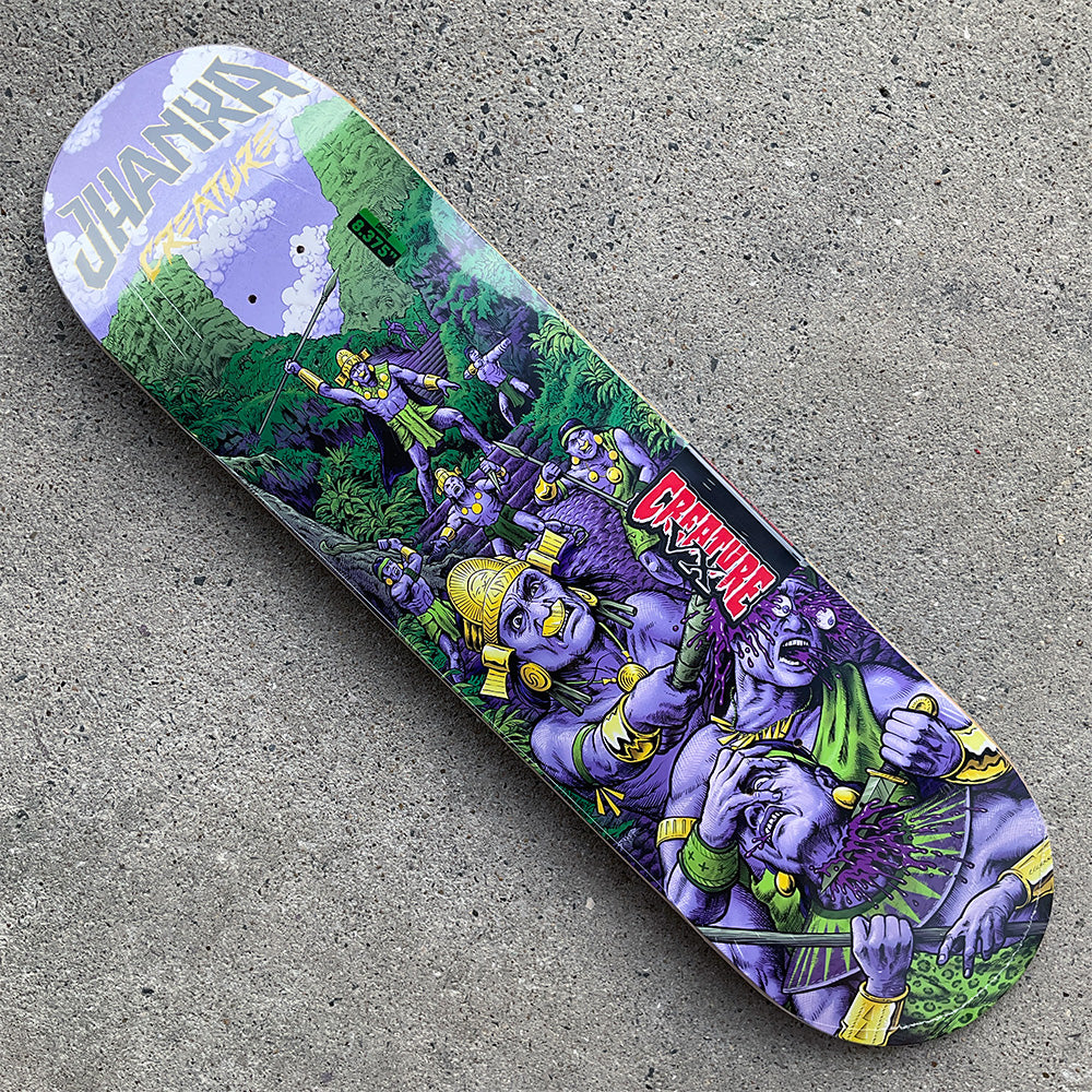 8.375in x 32.0in GONZALEZ WARRIORS VX PRO SKATEBOARD DECK
