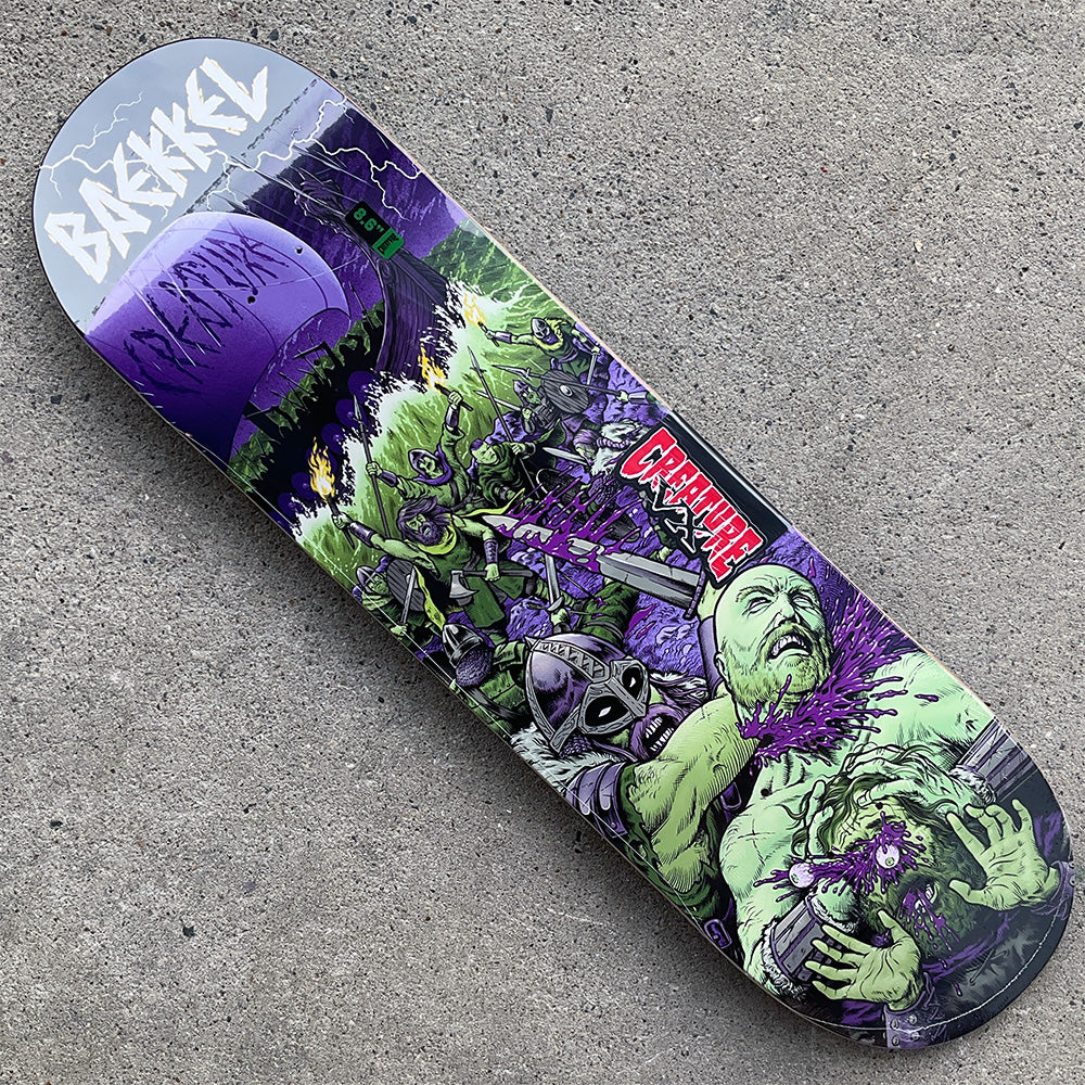 8.6in x 32.11in BAEKKEL WARRIORS VX PRO SKATEBOARD DECK