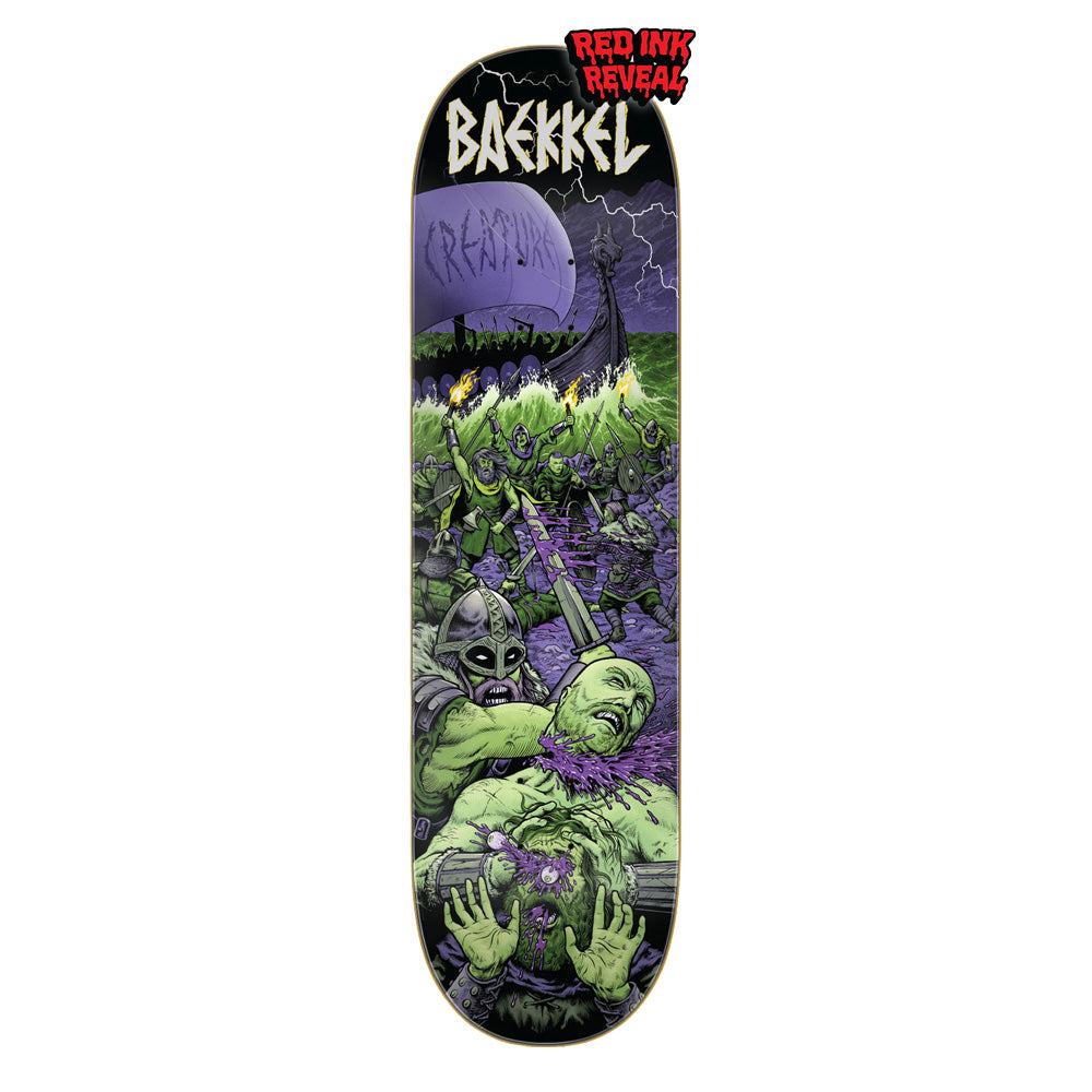 8.6in x 32.11in BAEKKEL WARRIORS VX PRO SKATEBOARD DECK